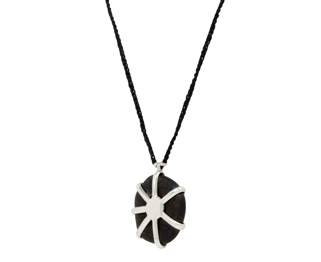 Large Starburst Beach Stone Necklace