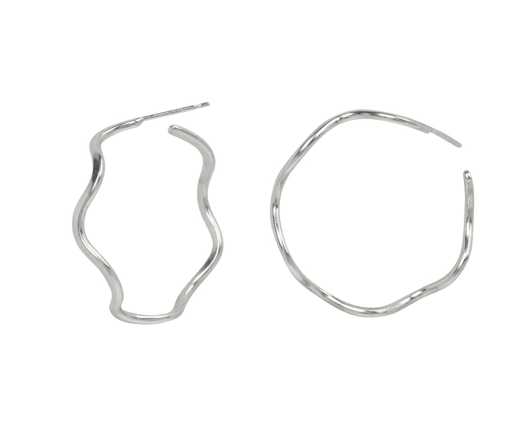 Small Wiggle Hoop Earrings