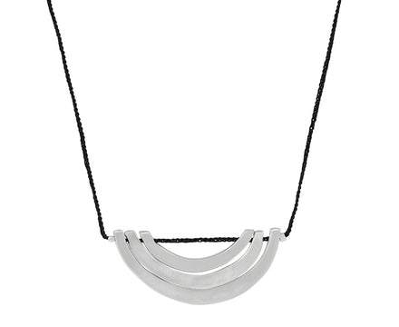 Silver Crocus Necklace