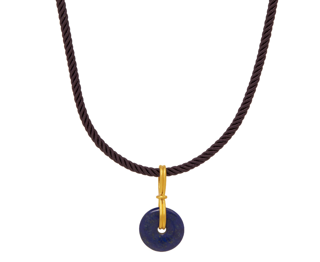 Aubergine Twisted Silk Rope Collar