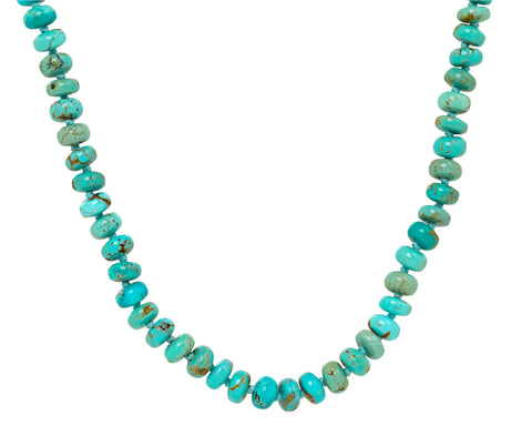 Turquoise Strand With Fibula Clasp