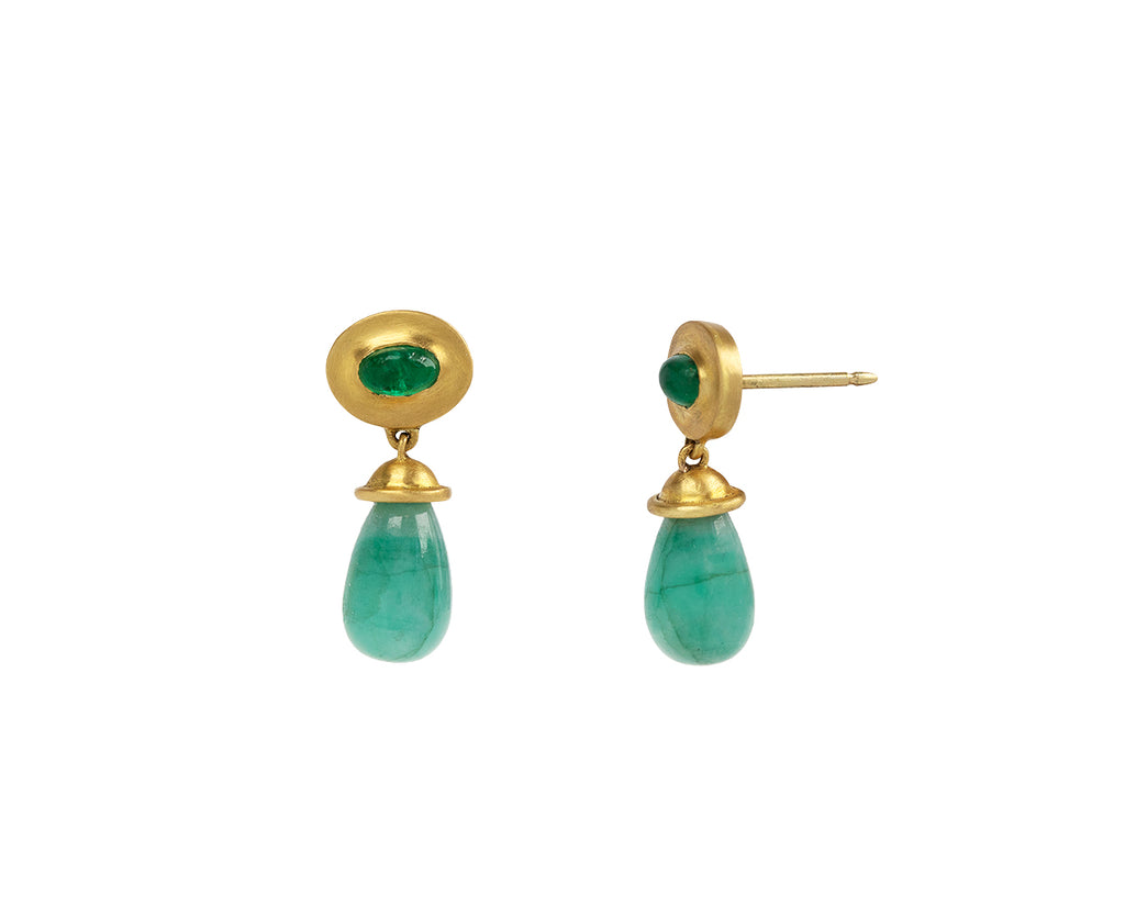 Emerald Alabastra Dangle Earring
