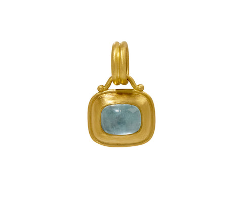 Aquamarine Capsa Charm Pendant ONLY