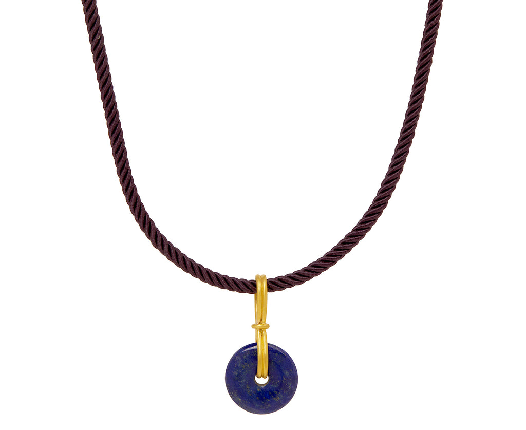 Medium Lapis Discus Pendant ONLY