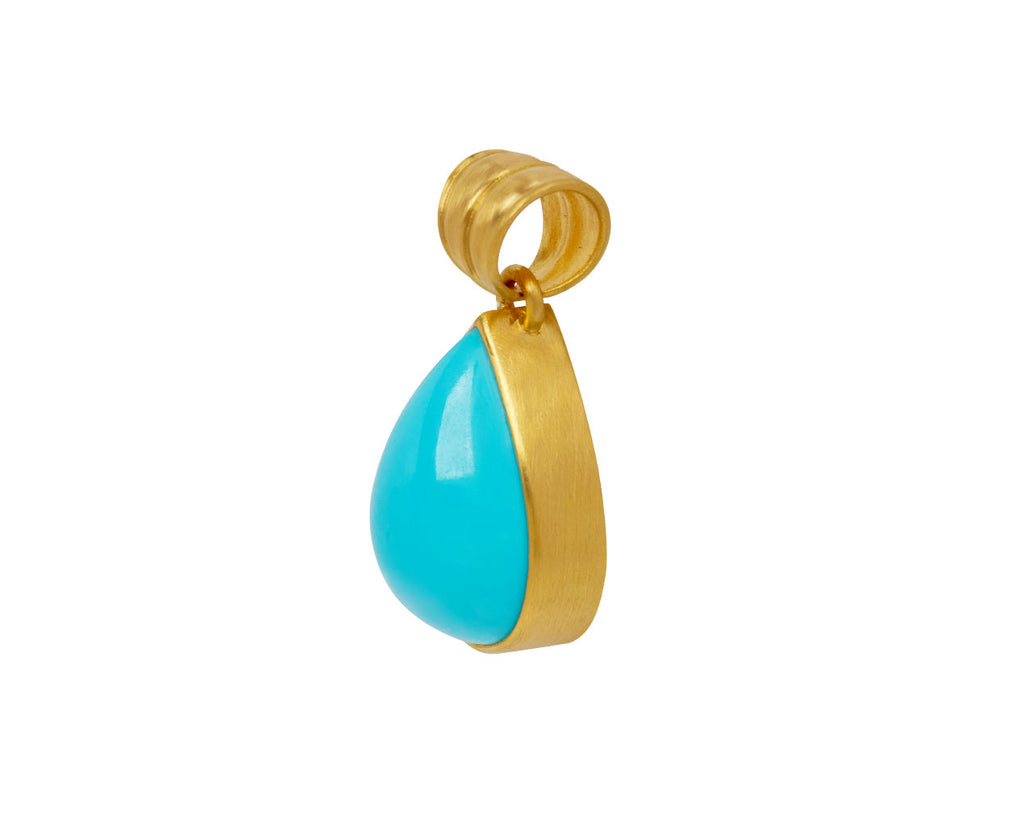 Turquoise Teardrop Pendant ONLY