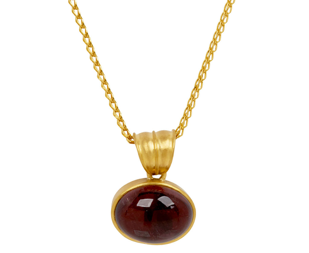 Medium Oval Pink Tourmaline Pendant ONLY