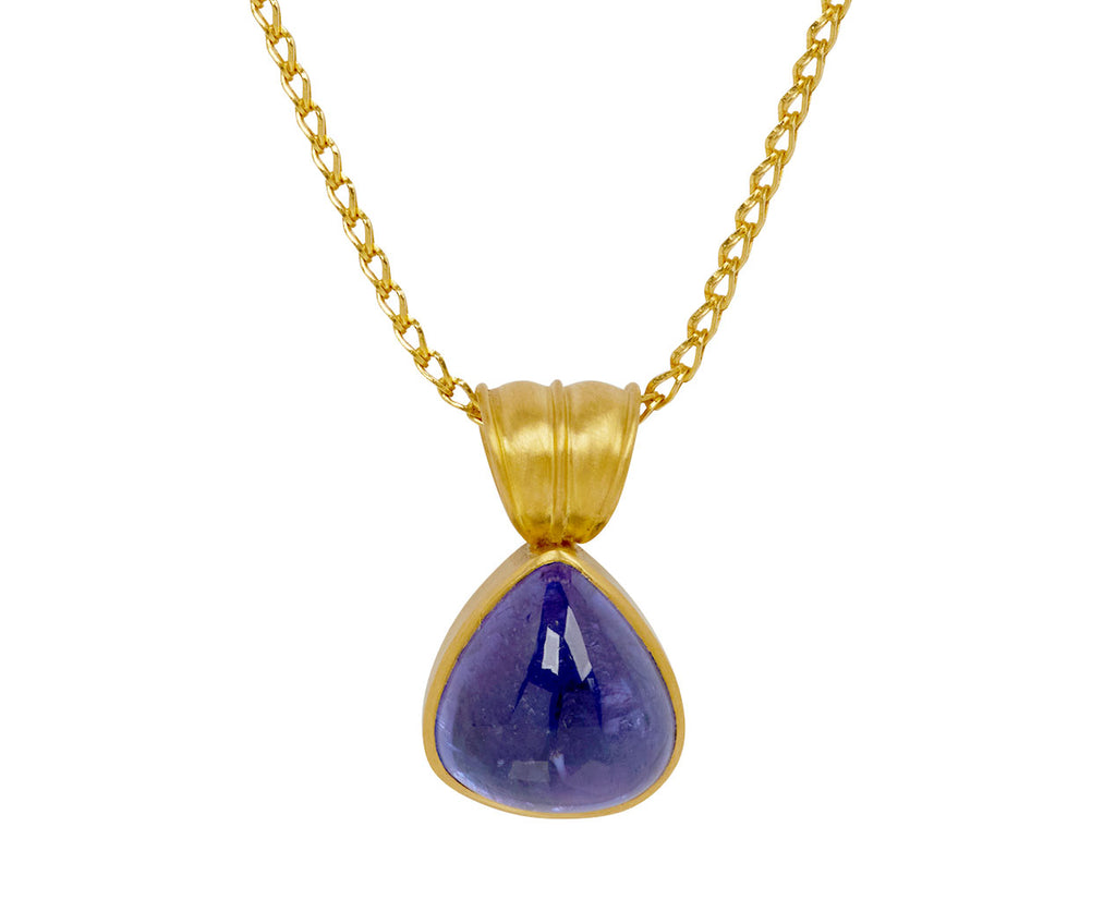 Small Tanzanite Fan Pendant ONLY