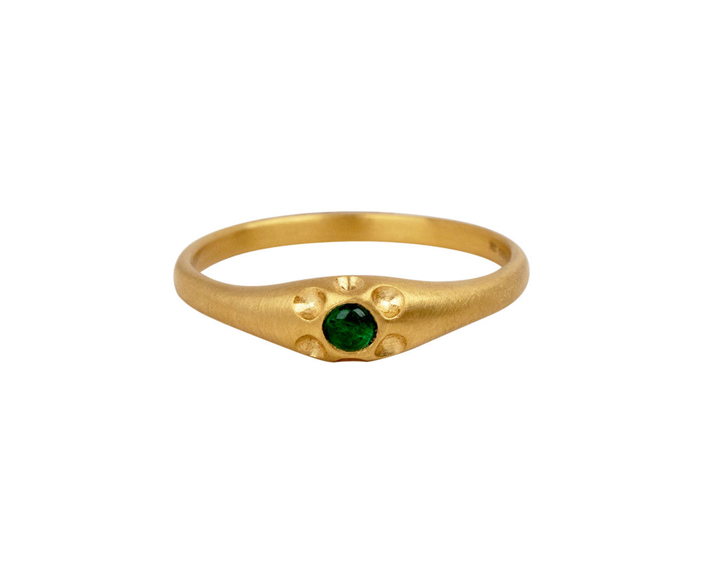 Prounis Emerald Rosette Souvenir Ring