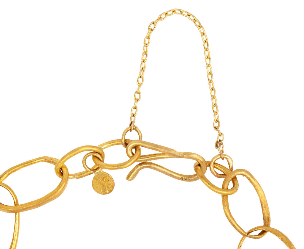 Gold Oval Links Bracelet