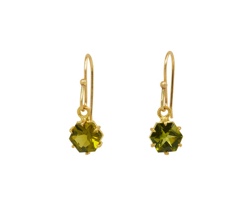 Mini Peridot Drop Earrings - TWISTonline 