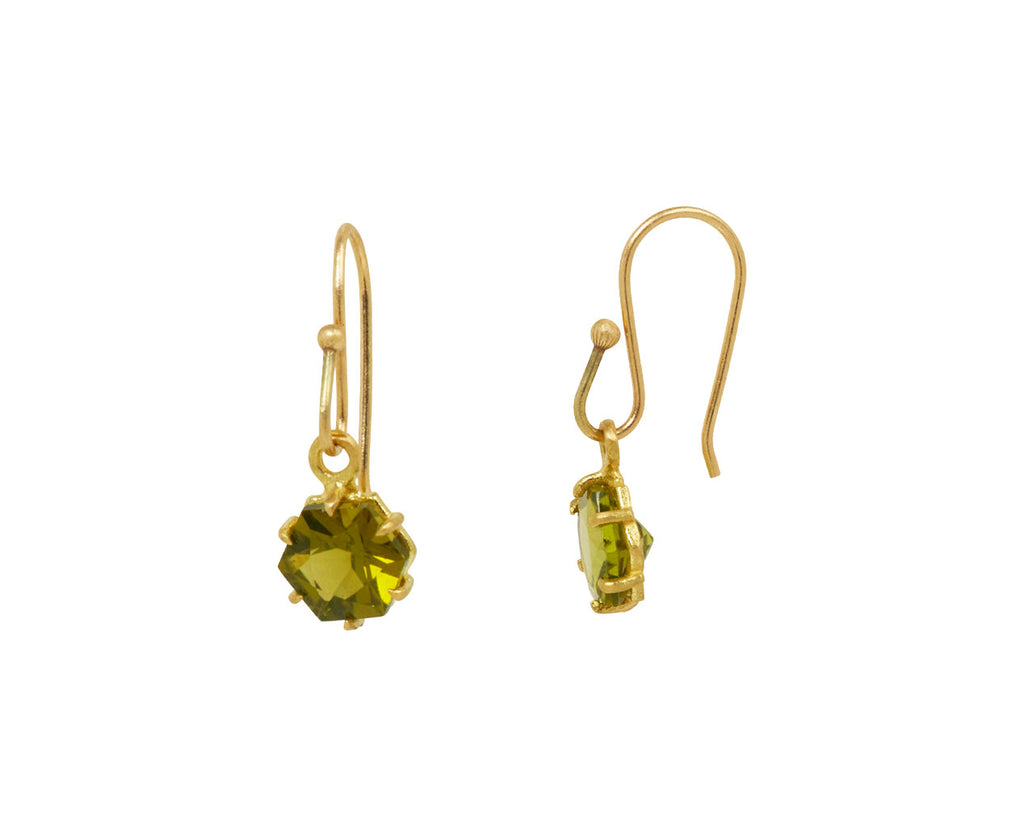Mini Peridot Drop Earrings - TWISTonline 