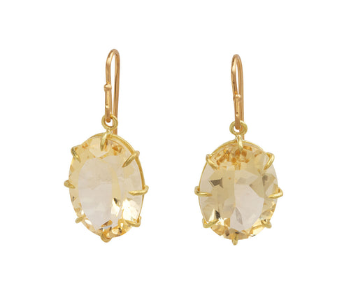 Rosanne Pugliese Champagne Citrine Drop Earrings