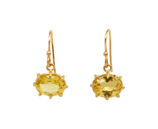 Mini Citrine Earrings - TWISTonline 