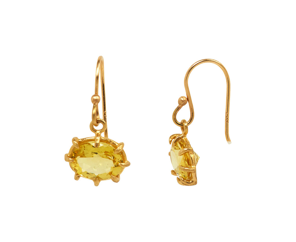 Mini Citrine Earrings - TWISTonline 