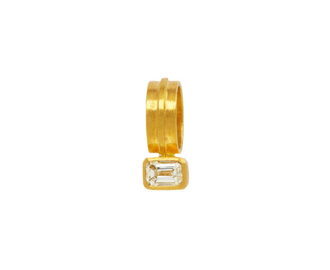 Emerald Cut Diamond Pendant ONLY - TWISTonline 