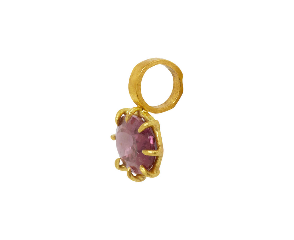 Small Oval Pink Tourmaline Pendant ONLY - TWISTonline 