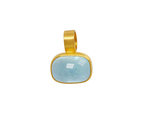 Aquamarine Cabochon Pendant ONLY - TWISTonline 