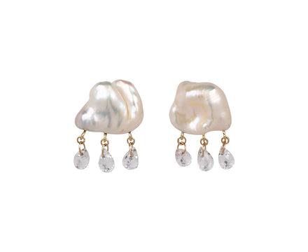 Keshi Pearl Rainy Day Stud Earrings