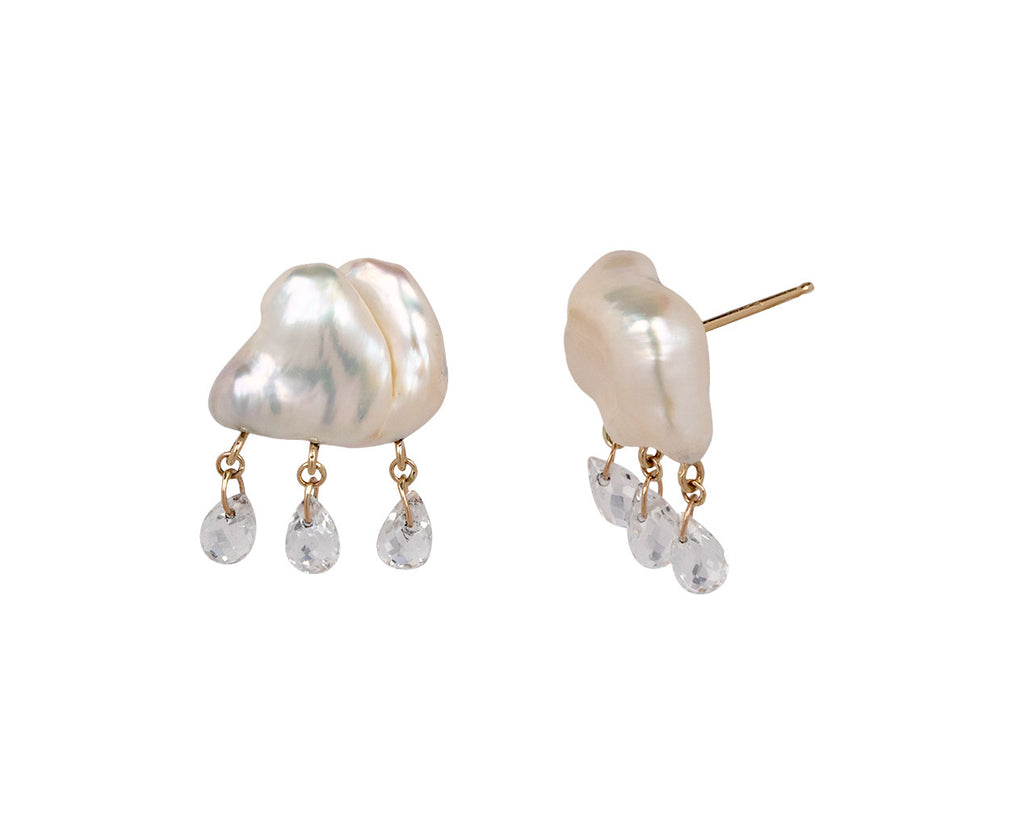 Keshi Pearl Rainy Day Stud Earrings