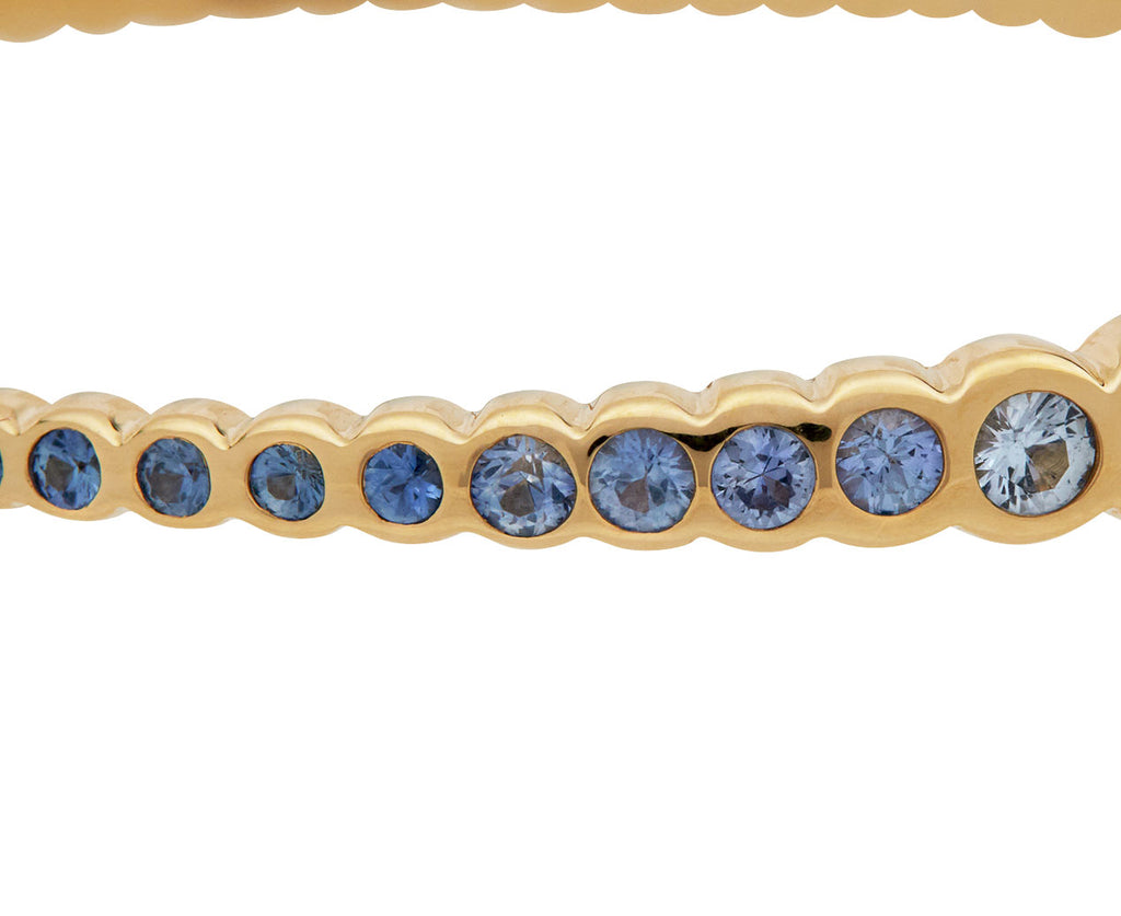 Ombre Blue Sapphire Bubble Bracelet