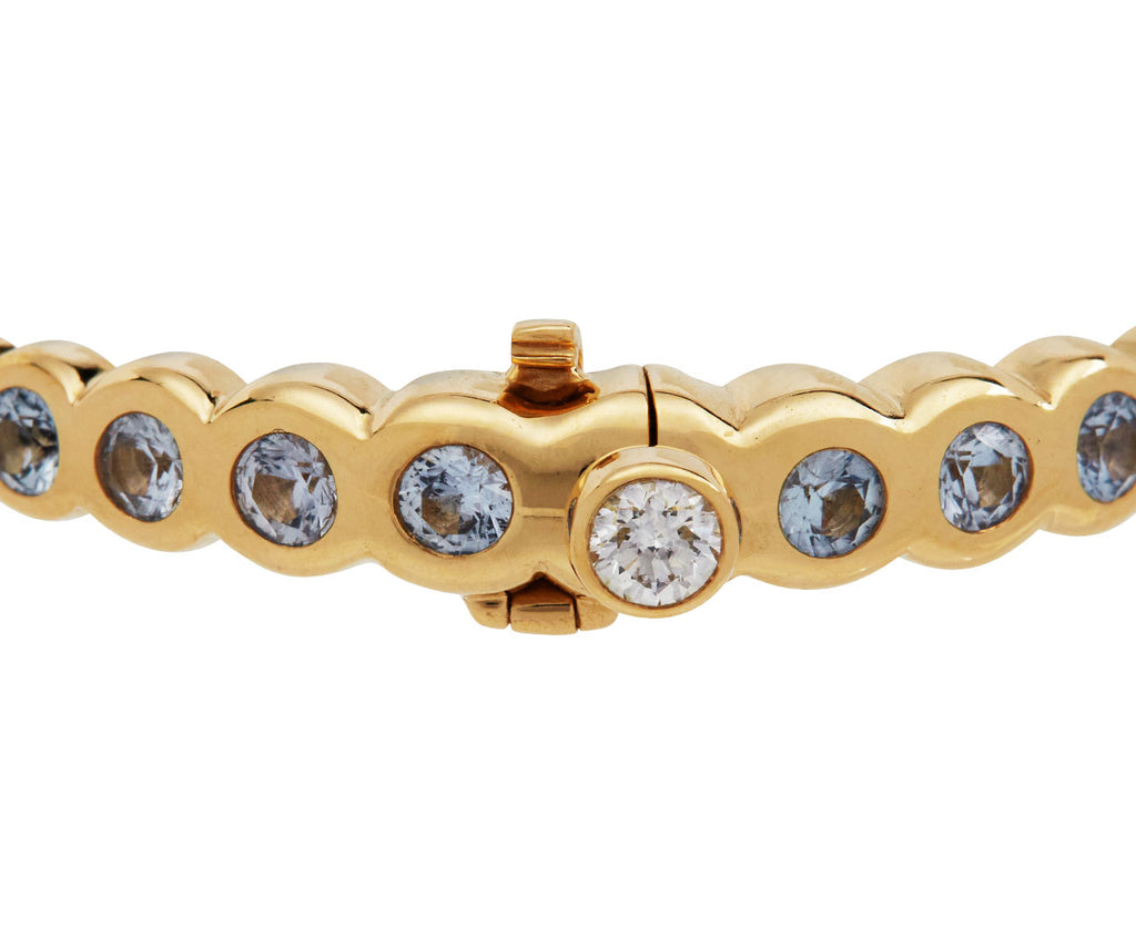Ombre Blue Sapphire Bubble Bracelet