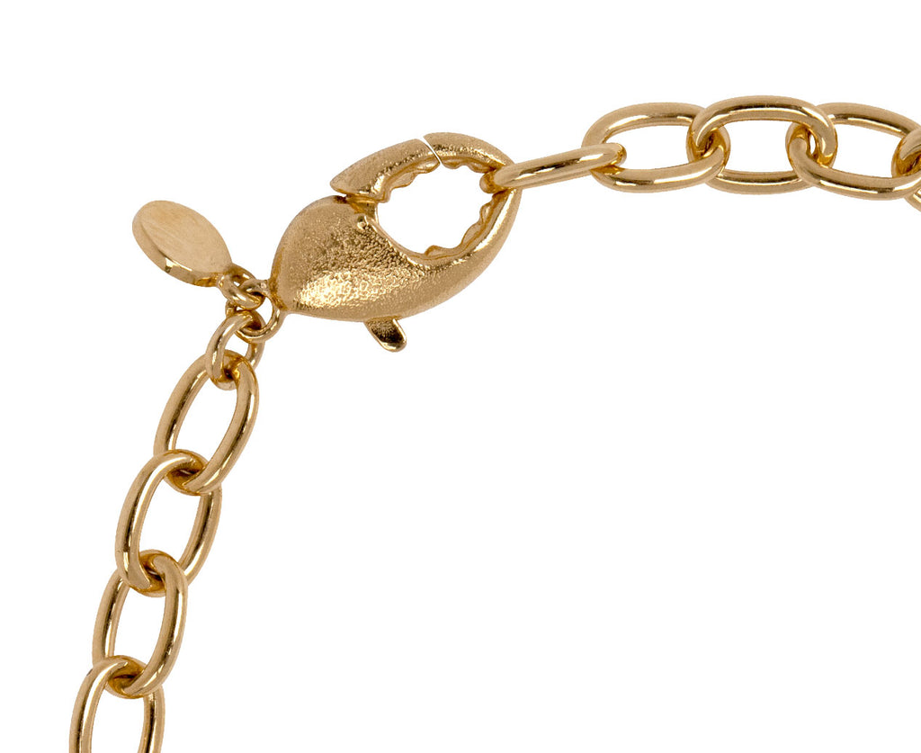 Renna Lobster Clasp Chain Bracelet Clasp Close Up