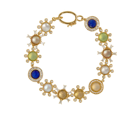 Multi Stone Galaxy Bracelet