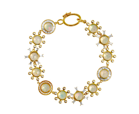 Renna Diamond and Opal Galaxy Bracelet
