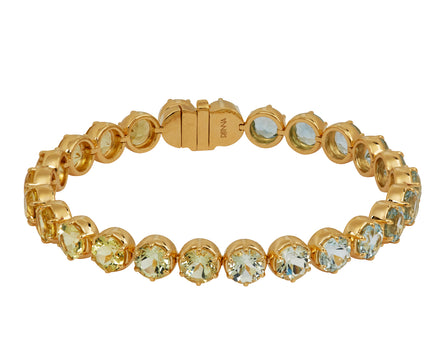 Ombré Citrine and Aquamarine Bracelet - TWISTonline 