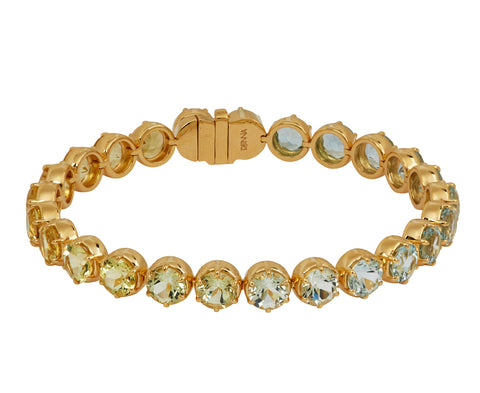 Ombré Citrine and Aquamarine Bracelet - TWISTonline 
