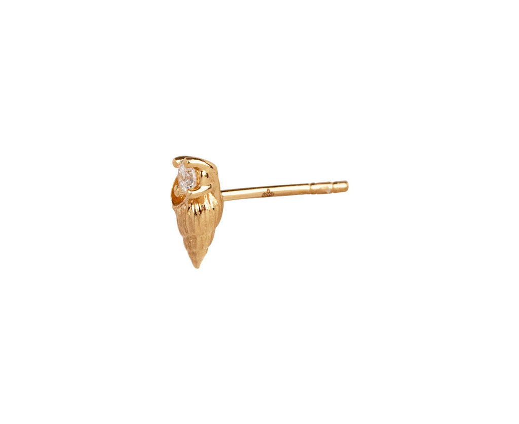 Renna Open Diamond Bitsy Ursula SINGLE Stud Earring Side View