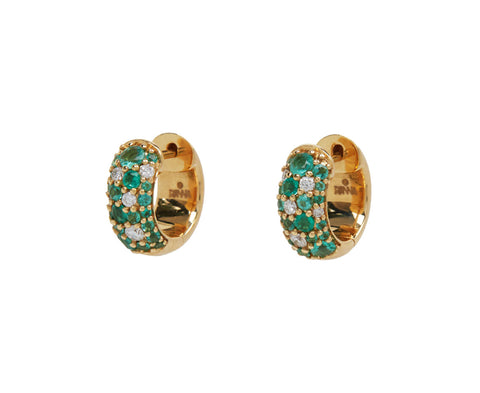 Emerald Tidepool Hoop Earrings