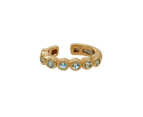 Topaz Bubble Ear Cuff