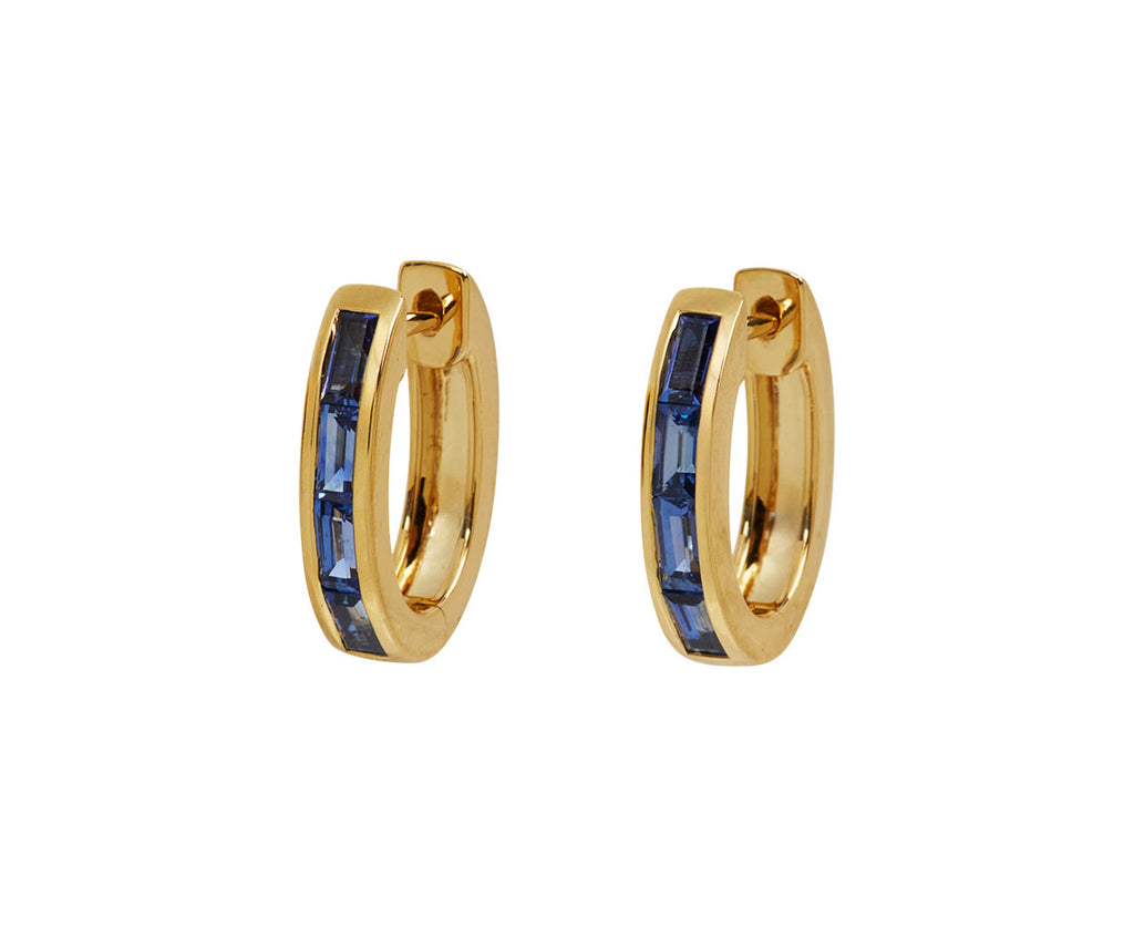 Renna Sapphire Equator Hoop Earrings