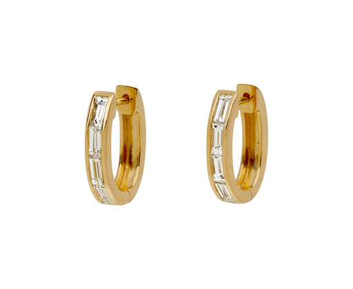 Renna Diamond Equator Hoop Earrings