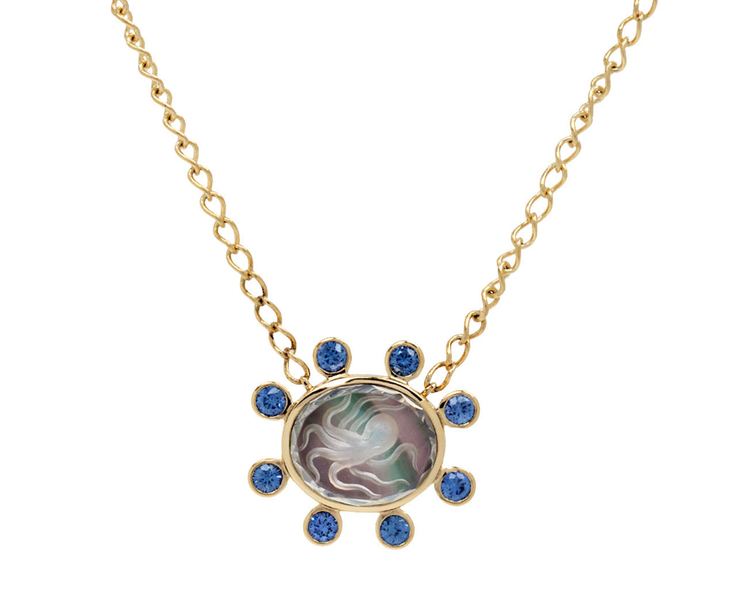 Light Sapphire Caspian Necklace
