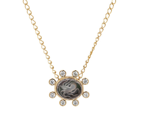 Small Diamond Caspian Necklace