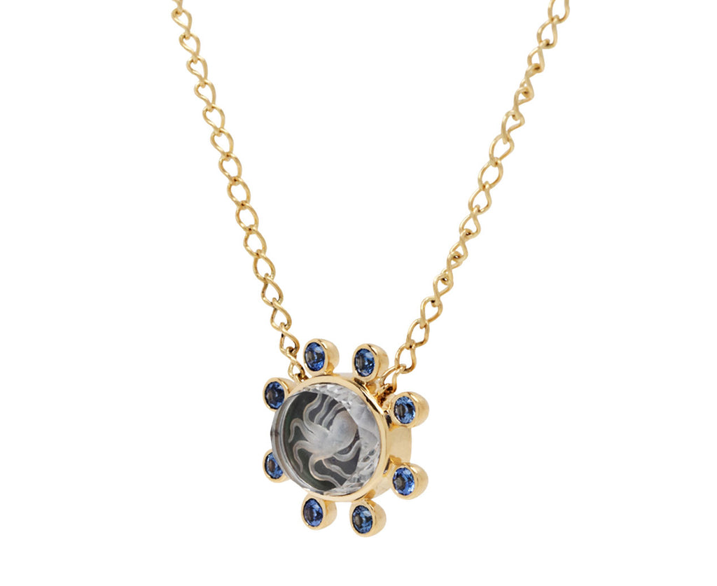 Light Sapphire Caspian Necklace