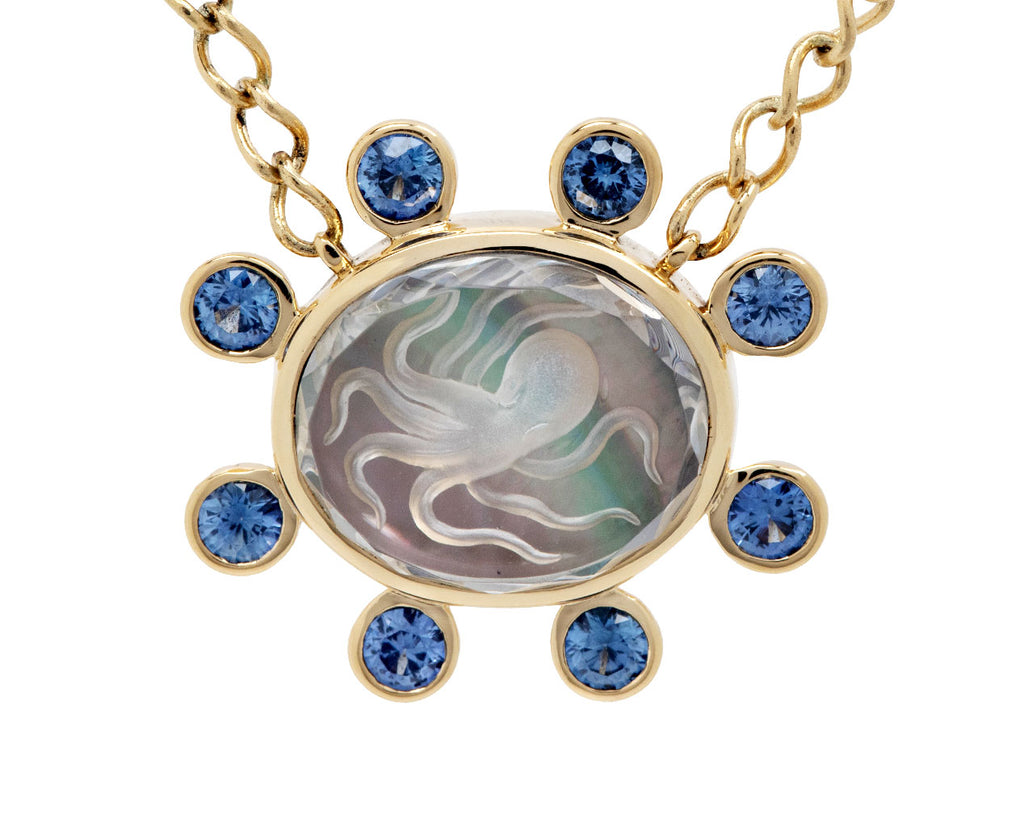 Light Sapphire Caspian Necklace