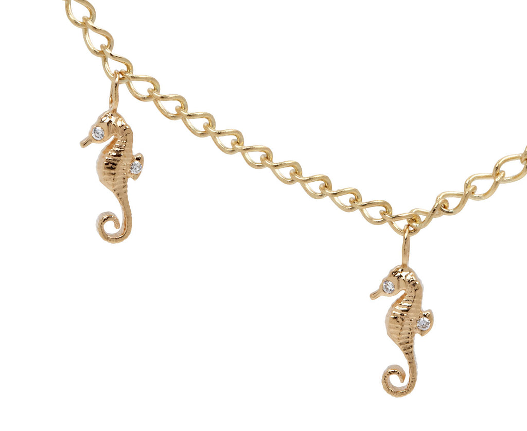 Seahorse Fringe Necklace
