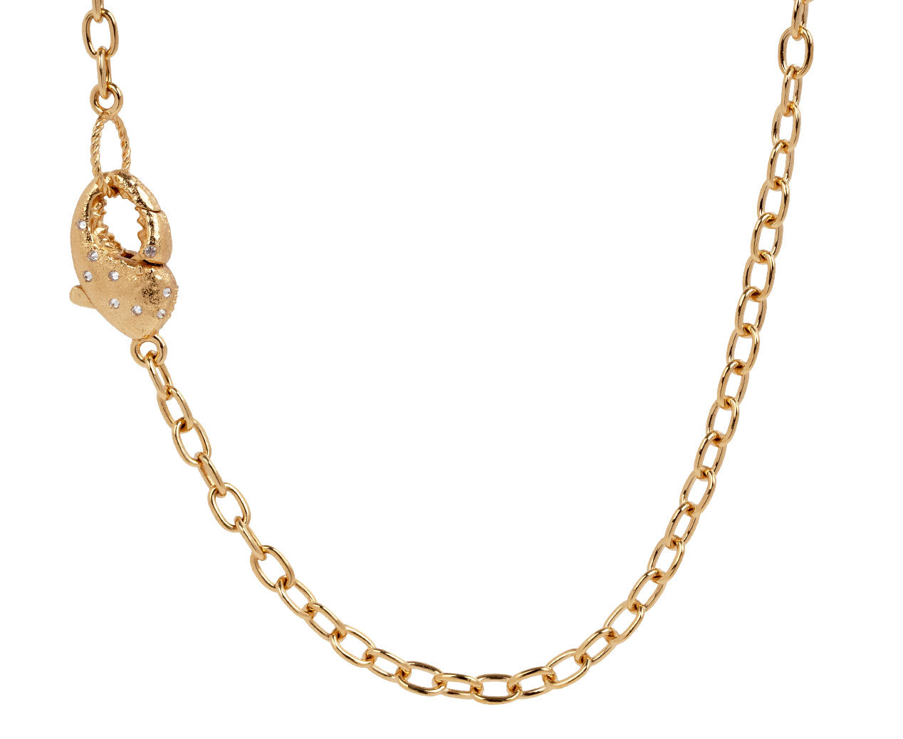 Big lobster clasp best sale necklace