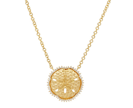 Diamond Sand Dollar Necklace
