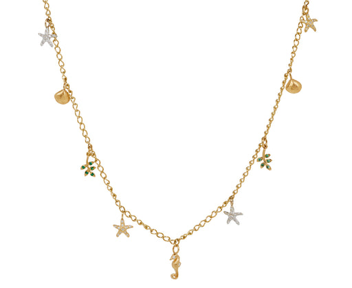 Sea Things Fringe Necklace
