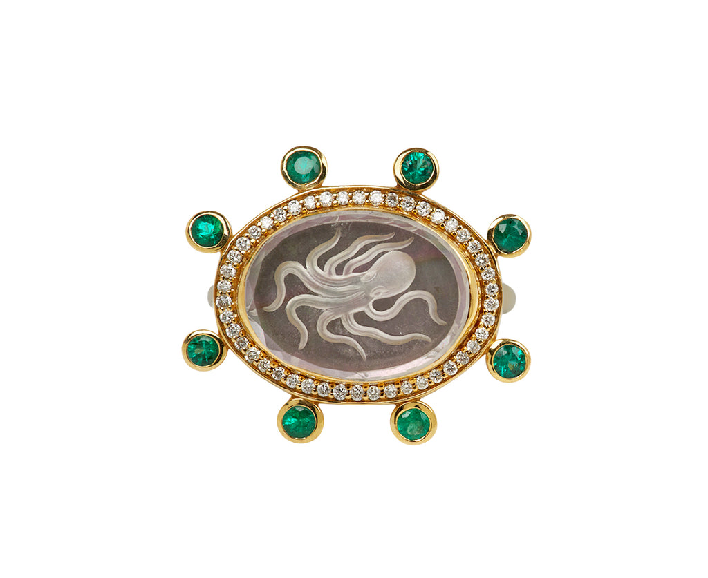 Large Octopus Caspian Ring