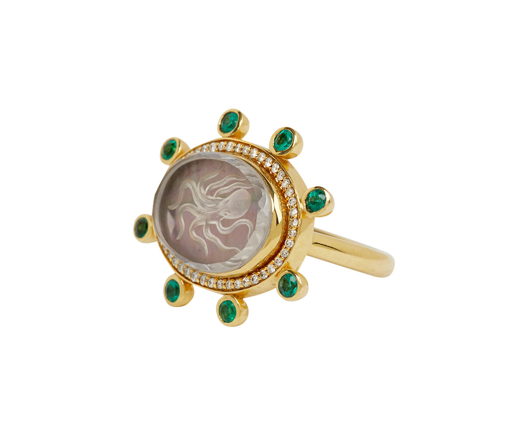 Large Octopus Caspian Ring
