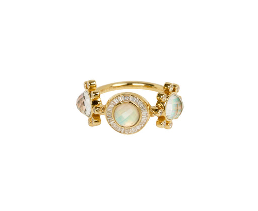 Renna Diamond and Opal Galaxy Ring
