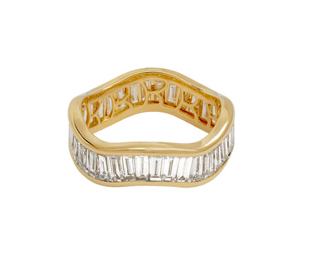 Waved Equator Ring