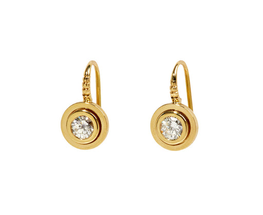 Round Diamond Bounce Earrings