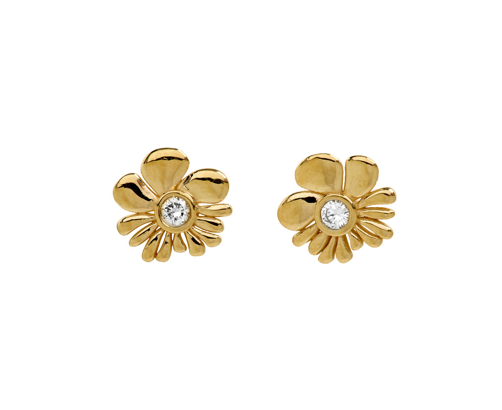 Petite Bonded Flower Stud Earrings