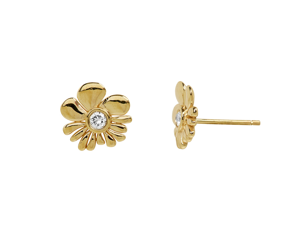 Petite Bonded Flower Stud Earrings